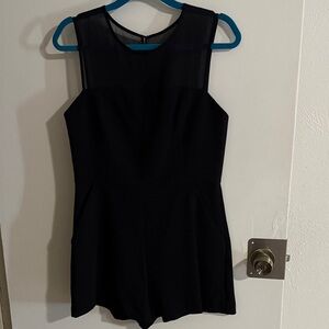 BCBGeneration Black Sleeveless Romper